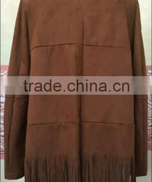 Woman Fashion Irregular Fringed Cardigan Jacket photo-2