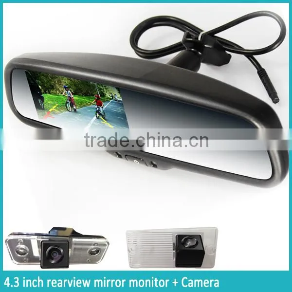 Car Interior Rear View Mirror Monitor With Digital Compass & Temperature photo-2
