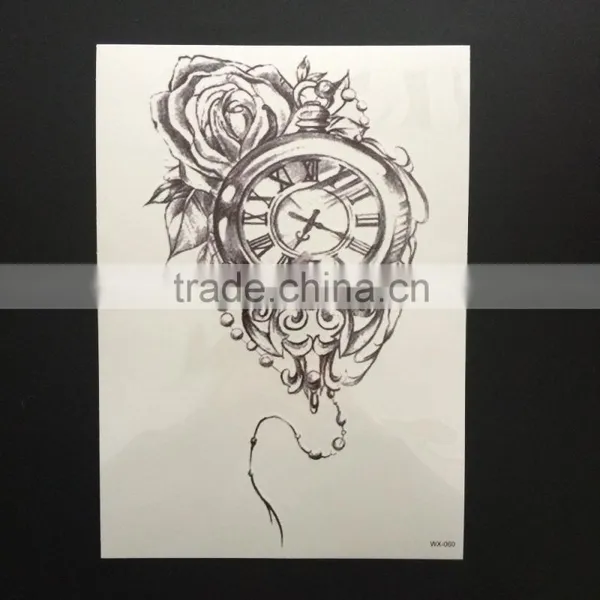 WX- 017 Cute Cartoon Fish Body Tattoo Sticker/ Decorative Fake Tattoo Stikcer photo-3
