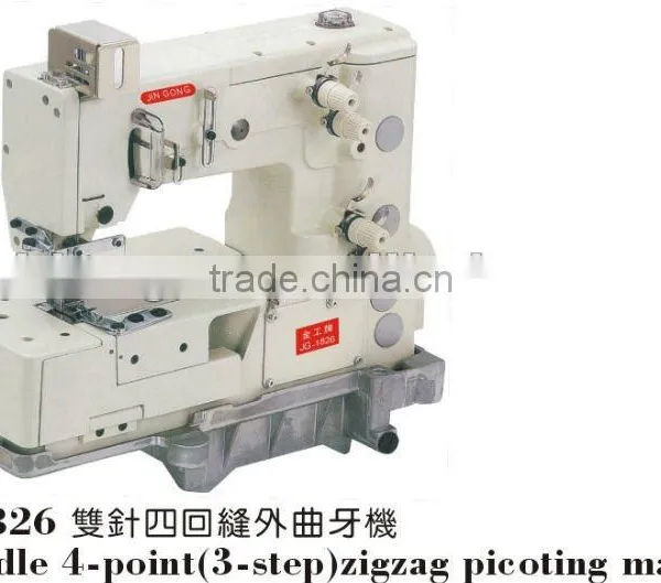 2 Needle Picot Zigzag Machine