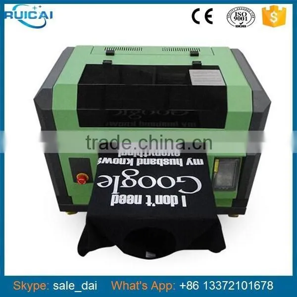 Popular A3 Size E2000T With High Resolution Digital Flatbed T-shirt Printer
