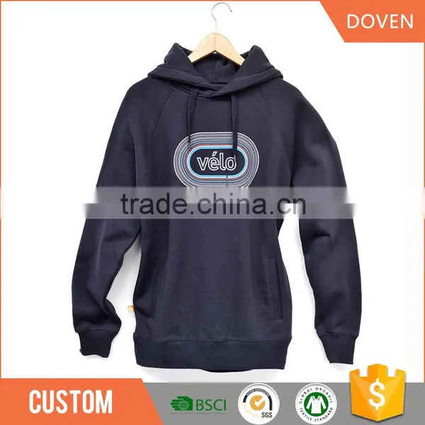 Wholesale Customized Cotton Polyester Fleece Pullover Hoodies photo-3