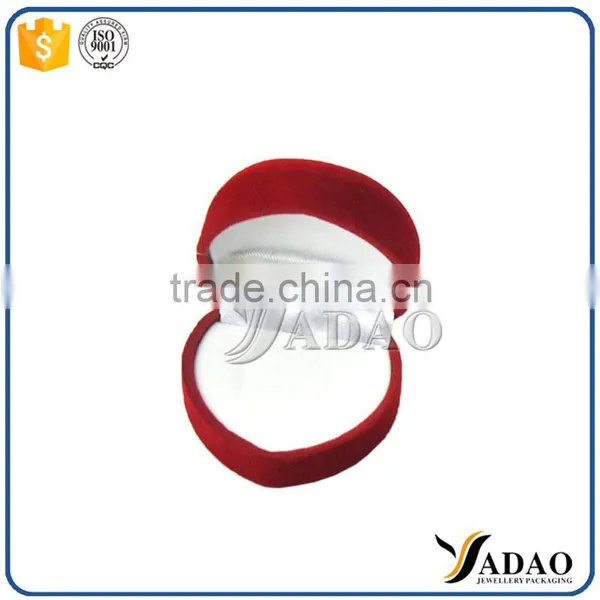 China Manufacturer Flocking Gift Velvet Jewelry Packing Boxes Sizes photo-6