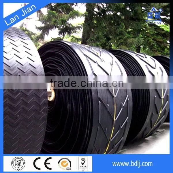 High Strength EP Fabric Patterned Conveyor Belt From China Gold Price photo-6