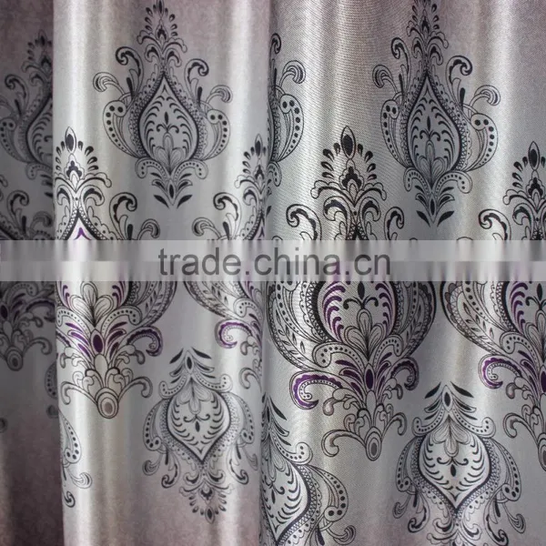 New Style for 2016 Africa Market,purple Hotel Blackout Curtain photo-6