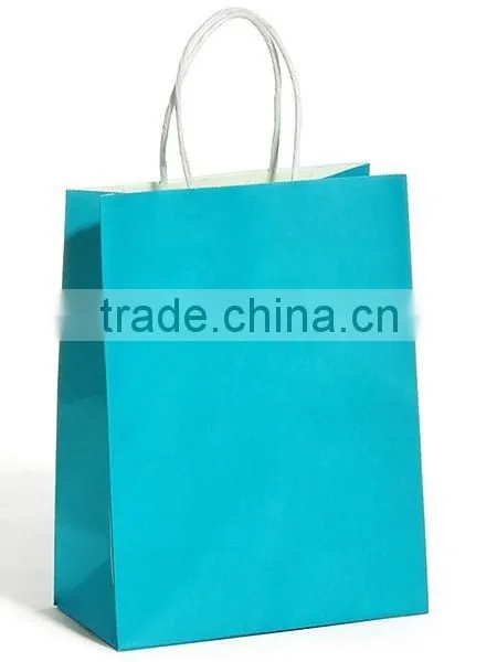 Wholesale Solid Color Gift Colorful Paper Kraft Bags photo-2