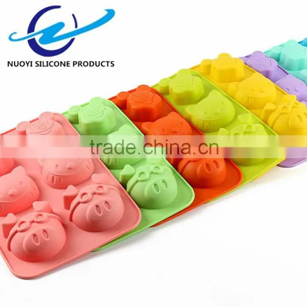 Food Grade Animal Pig Shaped Cake Mold Silicone photo-6