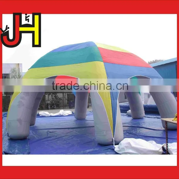 Factory Made PVC Tarpaulin Colorful Inflatable Spider Tent For Camping photo-5