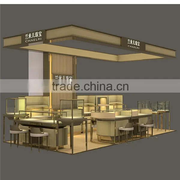 High End Pandora Jewelry Store Furniture Design Used Clear Glass Showcase With LED Strip Light photo-2