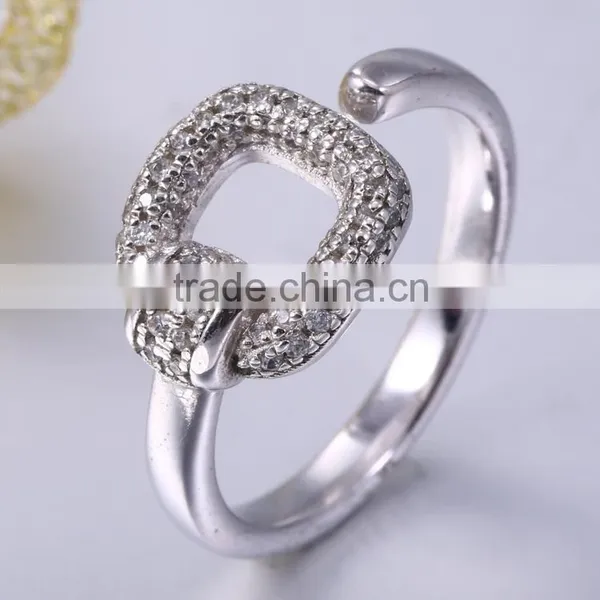 Factory Direct Sale Rose Gold Ring 925 Silver Ring Charm photo-2