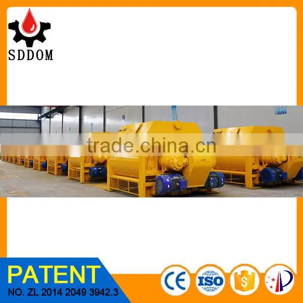 Mini Twin Shaft Concrete Mixer With Electric Lubricating Oil Pump photo-2