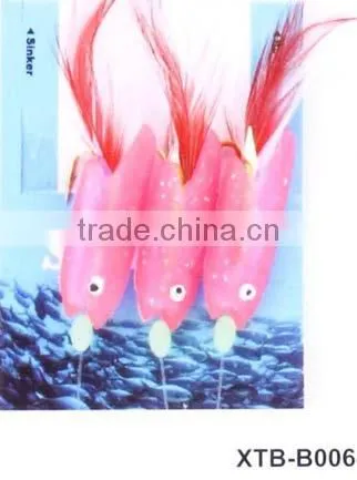 Big Body Crank Lures Feather Tail Fishing Sea Sabiki Crank Rigs
