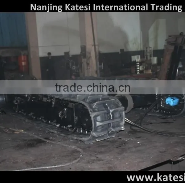 Robot Rubber Track Chassis Construction Equipment Excavator / Bulldozer Undercarriage photo-3