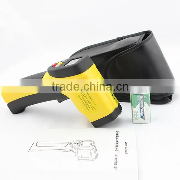 HT-818 Industrial Non-contact Smart Sensor Infrared Thermometer Price With Dual Laser Targeting photo-3