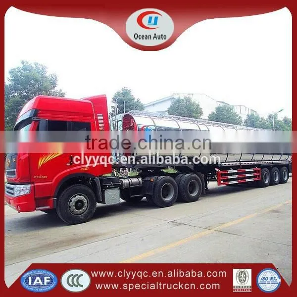 Sale 40000 3 Alxes Car Carrier Semi Trailer Truck Stainless Steel photo-4