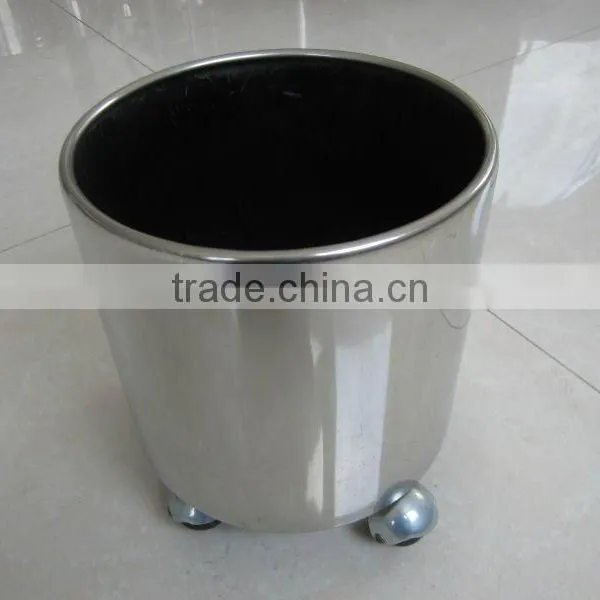 Indoor Deluxe Garden Silver Planters Flower Pot photo-2