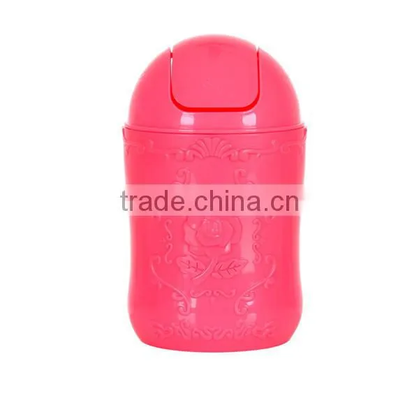 Plastic Desktop Mini Trash Bin Trash Can Used for Car Dustbin photo-4
