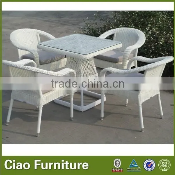 Powder Coated Home Rattan Outdoor Table photo-4
