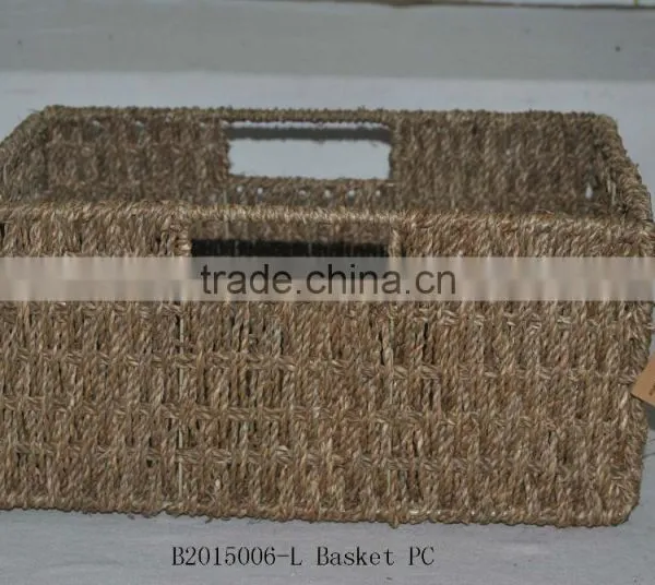 Seagrass Iron Shelf Basket photo-3