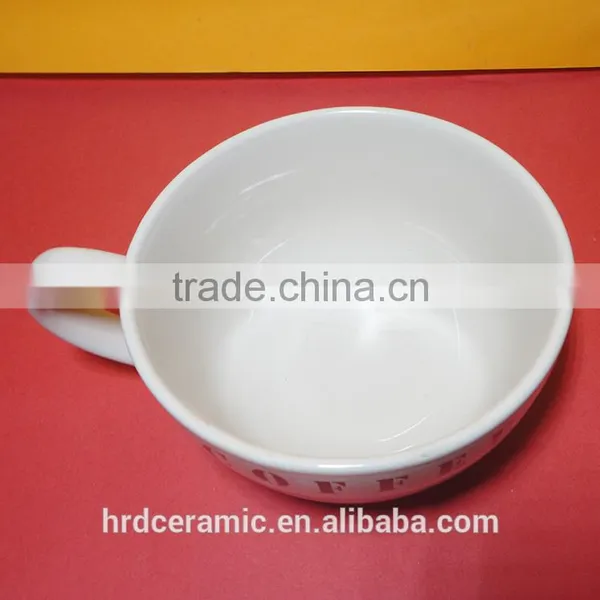 High Quality Promotional Logo Printed Ceramic 540ml Venti Coffee Cup photo-4
