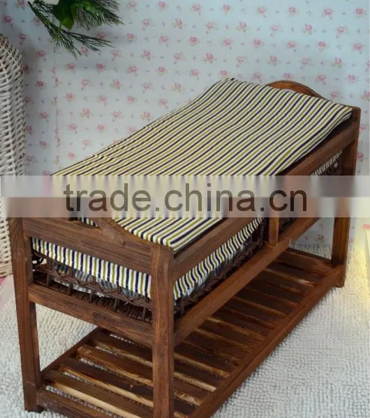 Wood Storage Cabinet Shoe Rack Bench With Drawer for Living Room photo-5