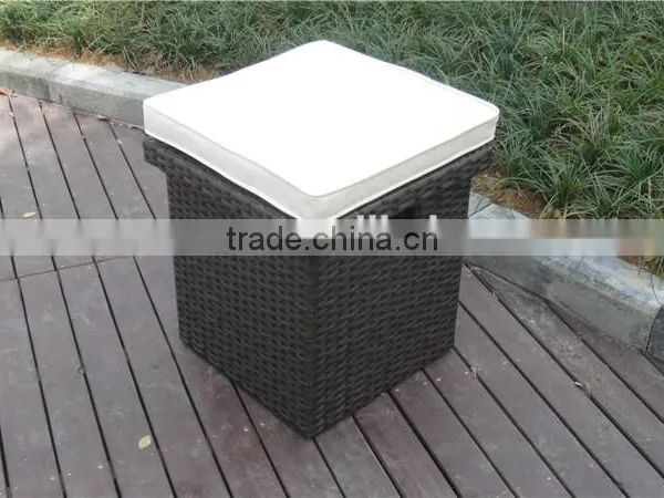 Outdoor Furniture Waterproof Rattan Storage Boxs With Cushion photo-2