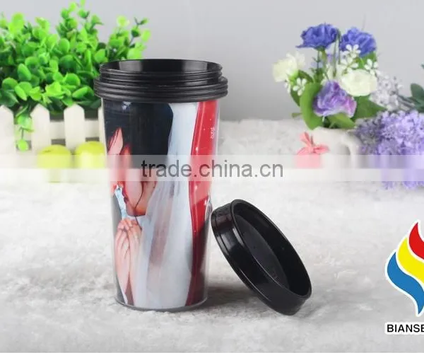 Customized Printing Paper Insert Travel Mug Double Wall Paper Cup photo-6