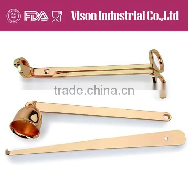Vison Candle Tools 2016 Wick Snuffer/ Trimmer/dipper Candle Scissors Three-pieces Hot Sell photo-3