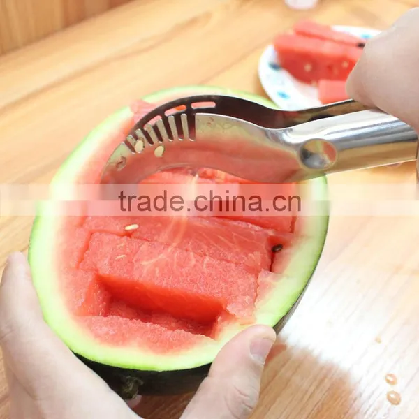 Stainless Steel Watermelon Slicer and Server Set photo-2