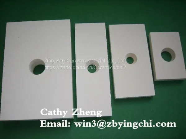 95% Al2O3 Construction Alumina Ceramic Tile for Concrete Pan Mixers photo-5