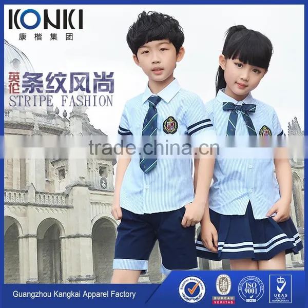 Primary School Uniform Custom Design Kids School Uniforms Wholesale by Apparel China Factory photo-2