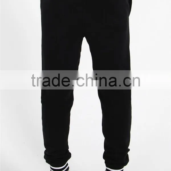Cheap Mens Plain Jogger Fashion Black Jogger Pants Casual Loose Pants photo-3