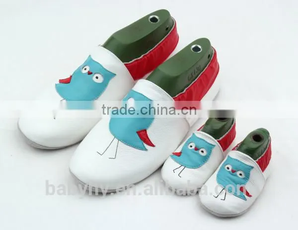 Popular Parent-child Item Genuine Leather Different Parttern Shoes photo-4