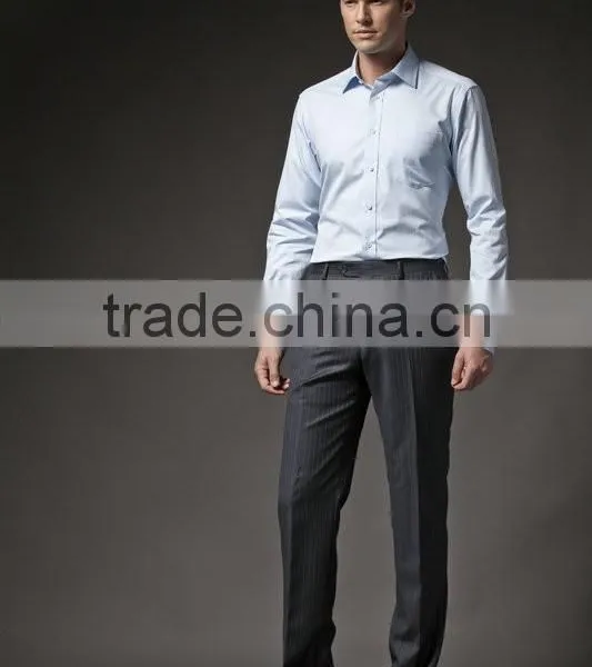 2014 Latest Style Cotton Mens Custom Dress Shirt, the Factory Price photo-3