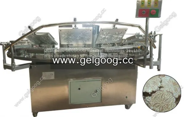 Automatic Making Pizzelle Cookies With High Quality and Good Shape With 2000pcs/h