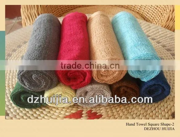 New Arrival Hot Sale Bamboo Cotton Square Hand Towel