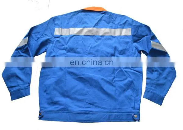 High Quality Cotton Flame Retardent Safety Fireman Work Suit photo-3
