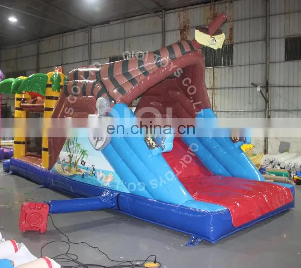 Cheap Price Kids/adult Challenge Jungle Inflatable Obstacle Course for Sale photo-3