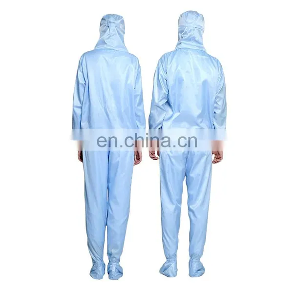 ESD Anti-static Coverall Suits Cleanroom Working Uniform photo-4