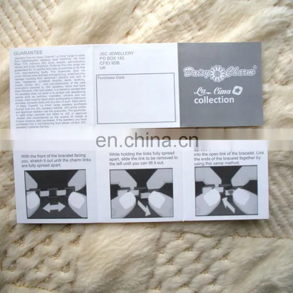 High Quality Folding Printed Booklet Wholesale Brochure Design Paper Brochure