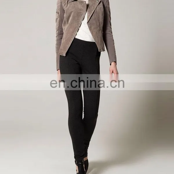 Leather Garment Manufacturer Fashion Ladies Wholesale Custom Leather Garment photo-4