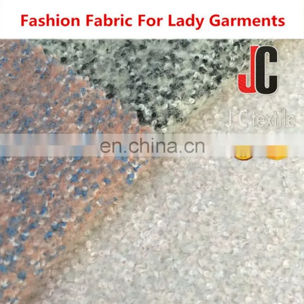 M12991SHaoxing JC Textile Polyester Wool Viscose Wool Blended Fabric for Dress photo-2
