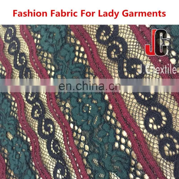 Shaoxing K62055 JC Textile Wholesale High Quality Lace Fabric Express Lace Fabric photo-3