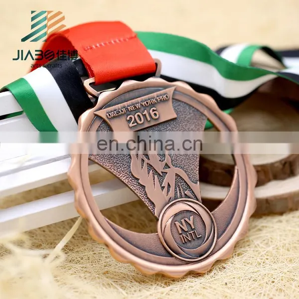 Custom Antique Copper 3d Sports Custom Medal Maker photo-3