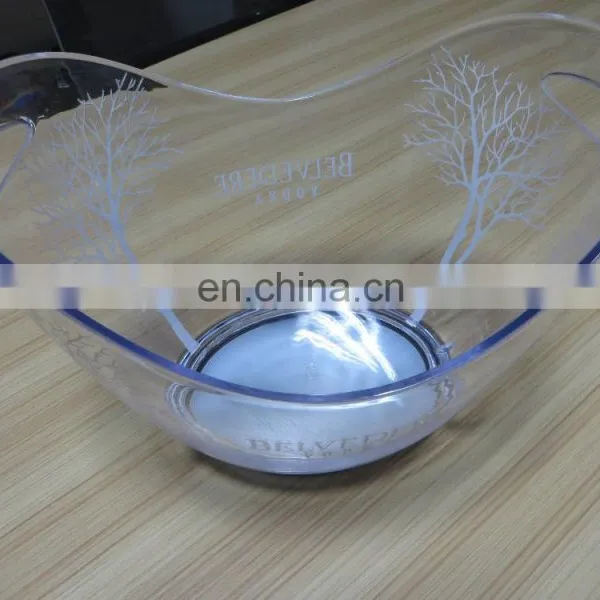 New Design Bar Use Led Plastic Champagne Bucket With Handle photo-2