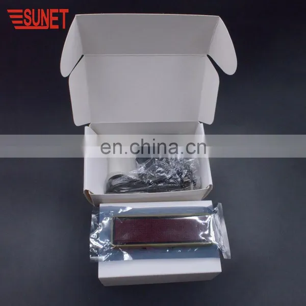 2018 SUNJET Pet Led Blinking Tag Led Scrolling Name Badge Shenzhen Silver Military Badge photo-3