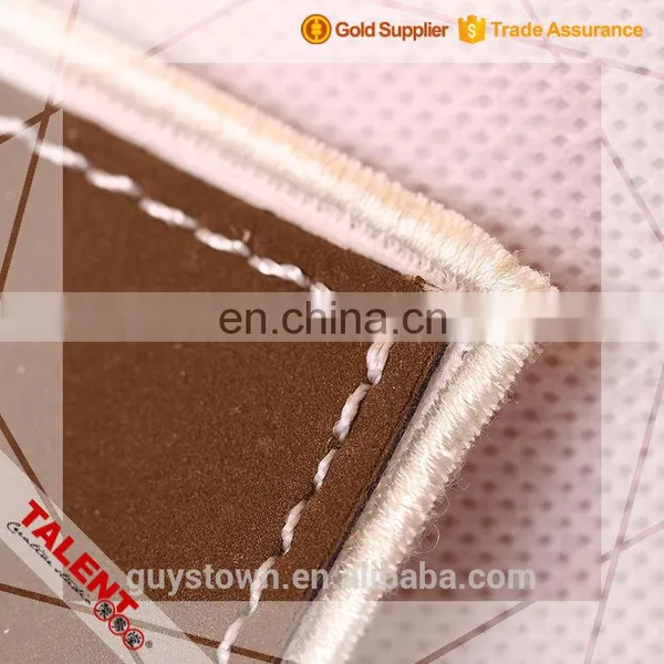 Custom Hot Stamping Brand Logo Bordure Border Jeans Small Leather Patch Sewing Canvas for Decoration photo-4