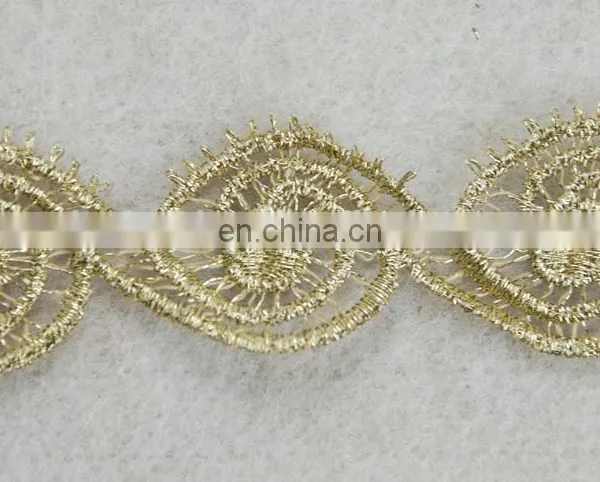 Top Hot Design Fashion Eye Shape Gold Lurex Tape for Wholesale Trim photo-3