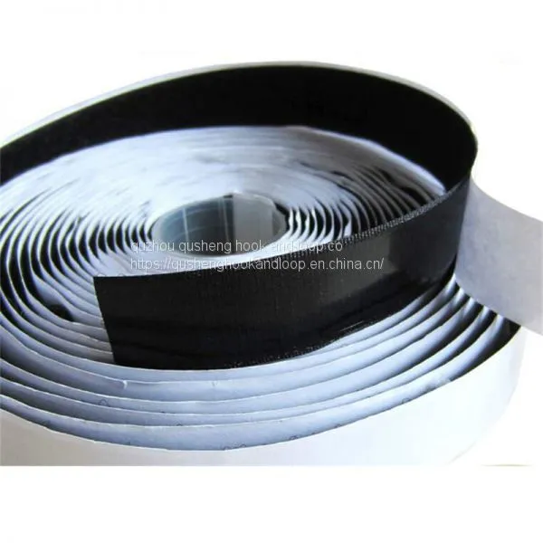 20mmx10 Meters 30% Nylon 70% Polyester Self Adhesive Hook and Loop With Strong Rubber Adhesive Glue for Paper Products, Leather