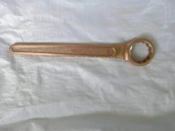Non-sparking Tools Wrench Single Box 45mm Beryllium Copper Factory Made